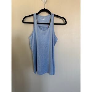 NWOT NZ Active by Nic + Zoe Tech Stretch Seamed Performance Tank in Blue SZ XS